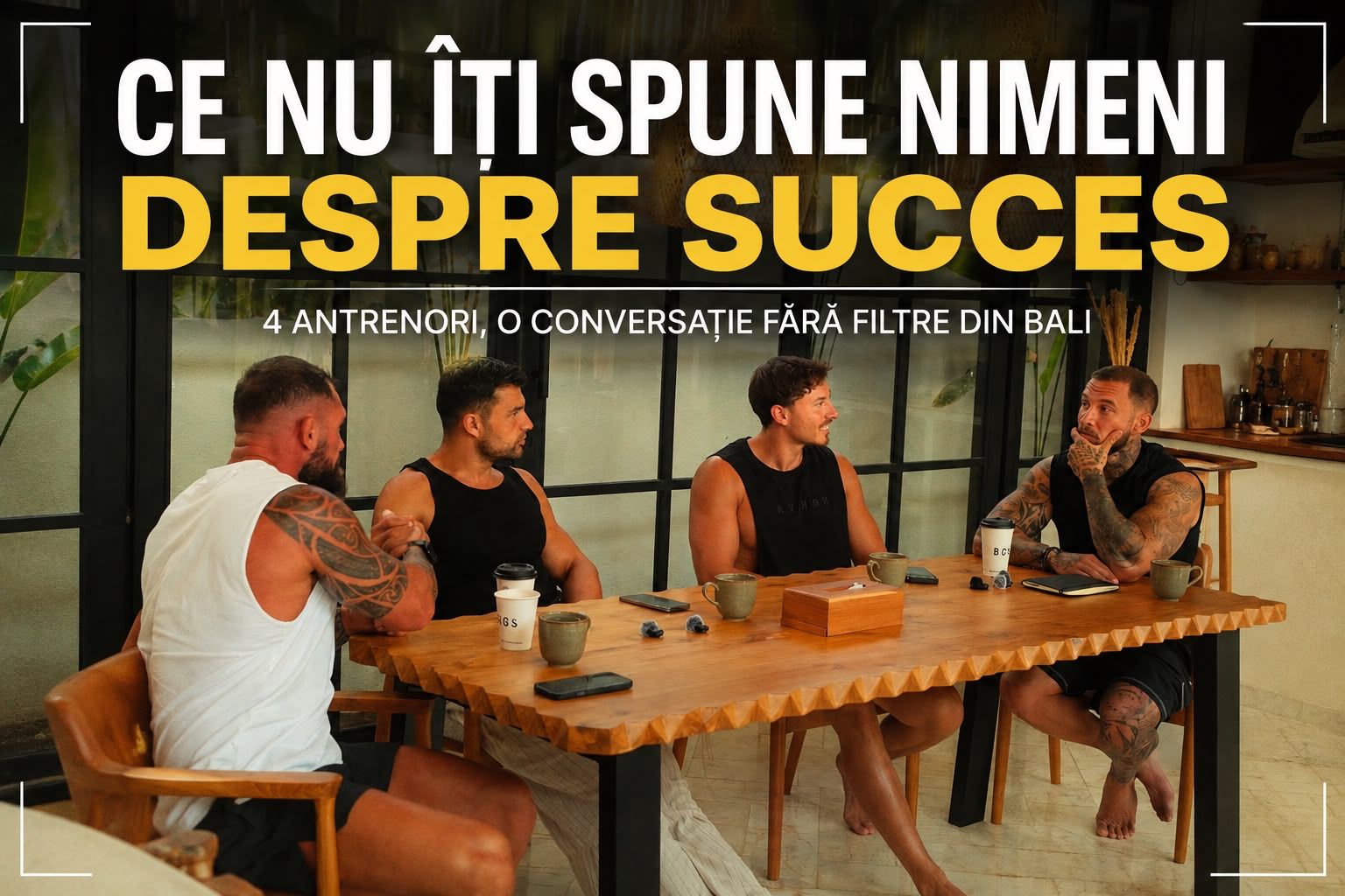 Patru antreprenori români într-o conversație filmată în Bali